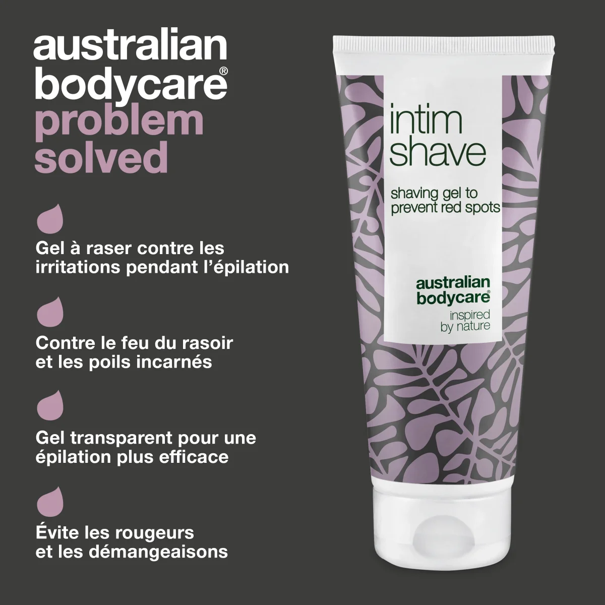 Gel de rasage contre les boutons et les poils incarnés pour la zone intime à l'huile de tea tree — Gel de rasage pour les parties intimes contre les boutons et les poils incarnés après le rasage intime. – Image 4