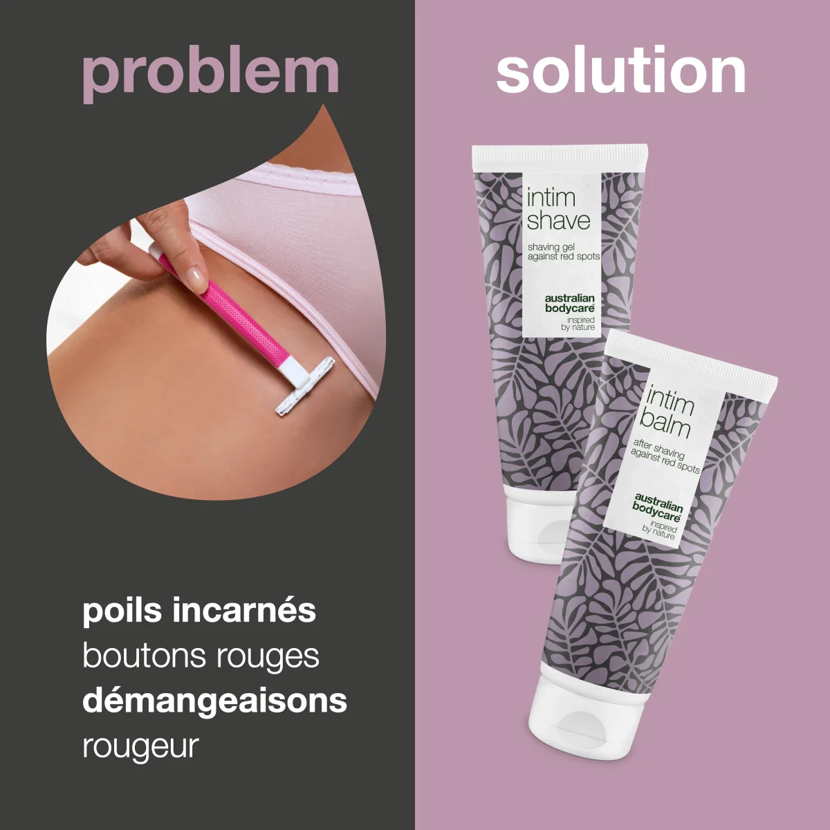 Kit de rasage intime XL pour les boutons après rasage — Gel de rasage intime et baume après-rasage pour les poils incarnés – Image 3