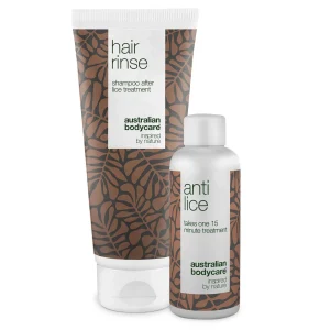 2 produits anti–poux pour traiter les poux — Traitement contre les poux et shampoing préventif contre les poux pour les problèmes de poux