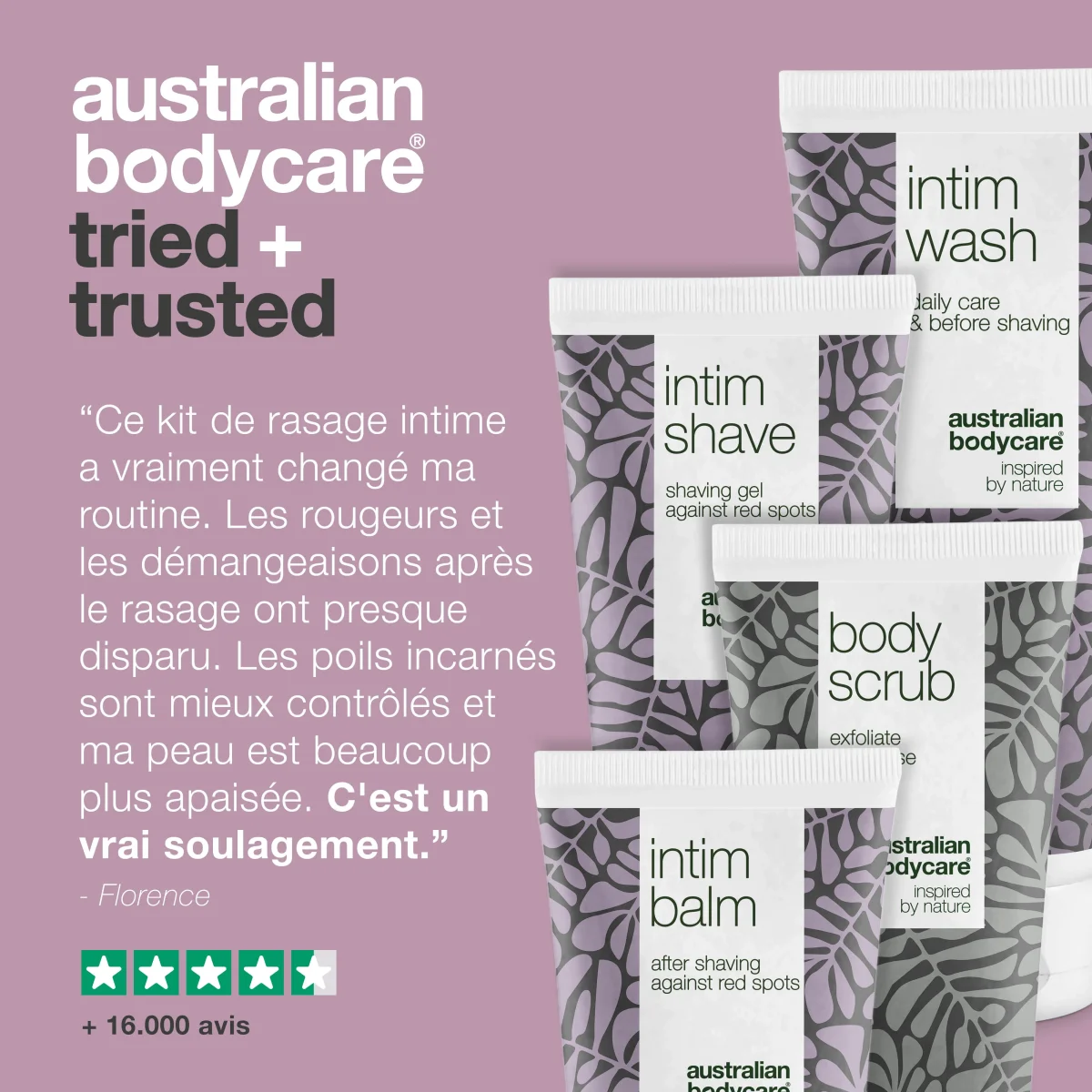 Kit de 4 produits pour le rasage intime contre les boutons rouges et les poils incarnés — contre les boutons de rasoir et les parasites de la barbe dans la zone intime – Image 6