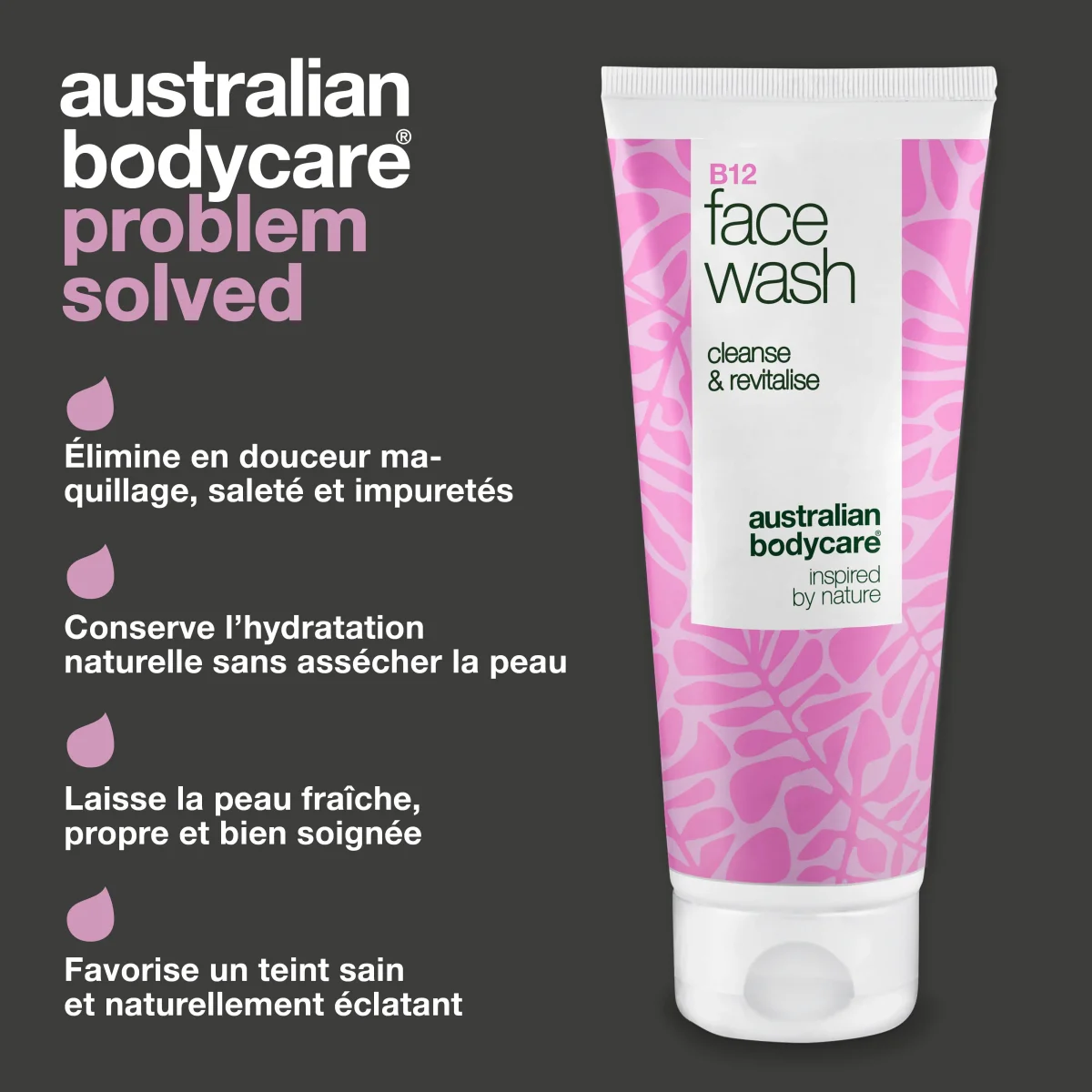 B12 Face Wash – Nettoyant doux pour une peau fraîche et soignée —Nettoyant visage B12, élimine maquillage et impuretés. Pour une peau propre, soignée et éclatante de naturel. – Image 4
