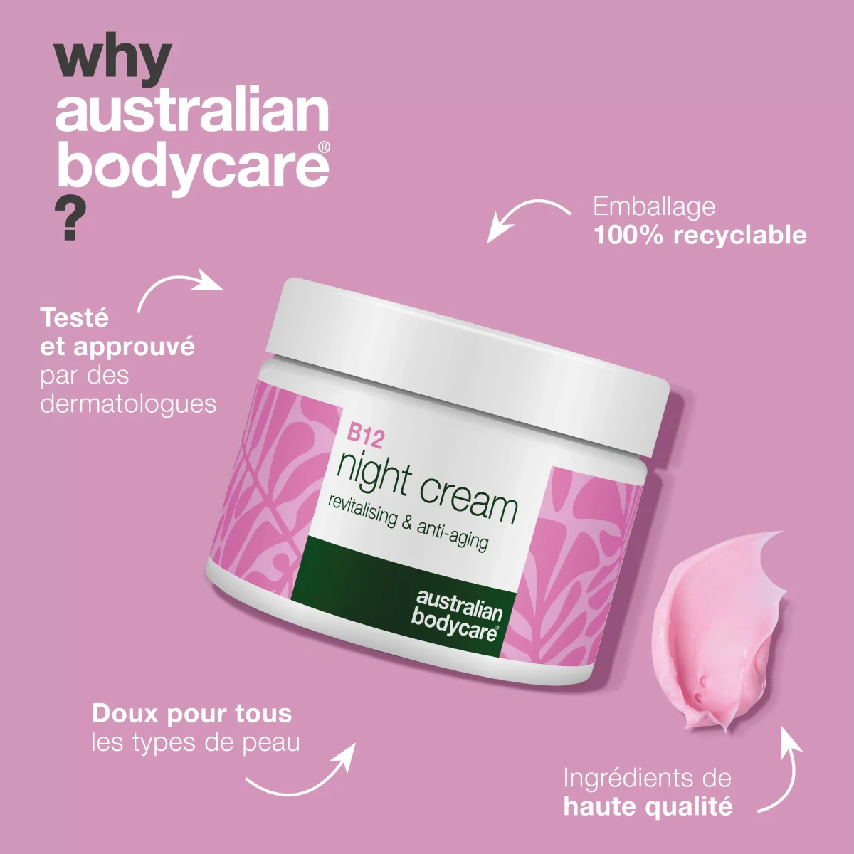 Crème de Nuit B12 – Soin Anti-Âge pour une Peau Rayonnante — Crème de Nuit B12 hydrate, raffermit et revitalise avec un éclat naturel. – Image 5